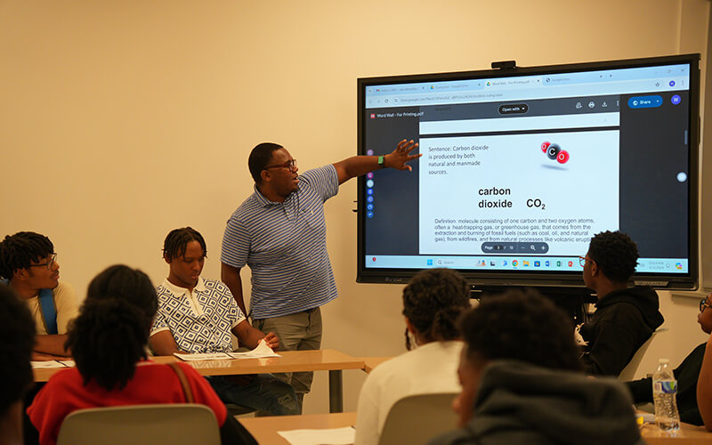 Students in classroom