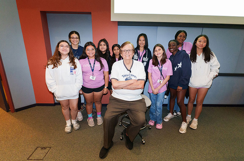 Students with Dr. Tapia