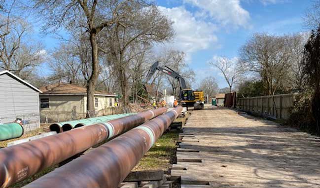 Construction continues in Channelview