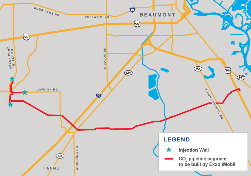 Rose CCS Project Pipeline Route